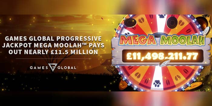 เกม Mega Moolah ของ Games Global มอบรางวัลแจ็คพ็อต 15.6 ล้านเหรียญ
