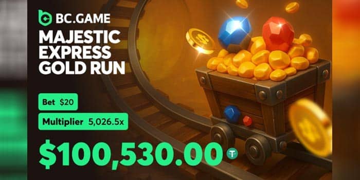 ผู้เล่น BC.Game ทำเงินจากการเดิมพัน $20 กลายเป็นรางวัล $100,000 บาทขึ้นไป